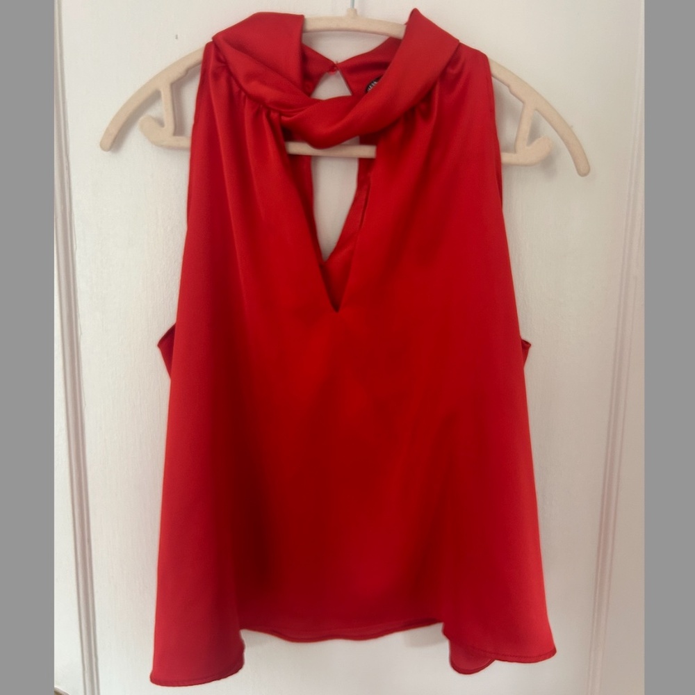 ZARA Red Blouse – Size L – Like New